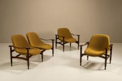 Busnelli Rare Tiki Bench Produced by Busnelli Newly Upholstered Italy 1960s - 4406352