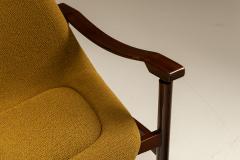 Busnelli Rare Tiki Bench Produced by Busnelli Newly Upholstered Italy 1960s - 4406354