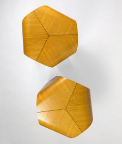 Busnelli SET OF 4 INFINITY Side tables by Enrico Cesana for Busnelli 1998  - 3147406