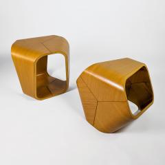 Busnelli SET OF 4 INFINITY Side tables by Enrico Cesana for Busnelli 1998  - 3147410