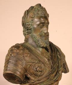 Bust Of Henri IV In Stucco After Barth l my Tremblay Circa 1900 - 2852296