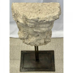 Bust of Roman or Greek Man Venetian Style Metal Stand Sculpture 20th C  - 2489375