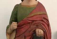 Bust of a Woman polychrome wood sculpture Italy - 1313866