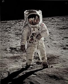 Buzz Aldrin Signed Print 2009 - 4153675