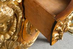 C 08 Important Abundantly Decorated Gilt Bronze Mounted Louis XV Style Commode - 259794