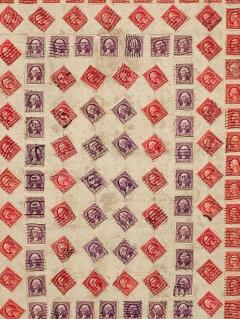 C 1910 Stamp Art Collage American - 2923421