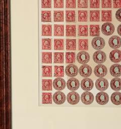 C 1910 Stamp Art Collage American - 3446562