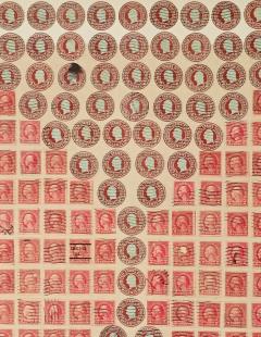 C 1910 Stamp Art Collage American - 3446563