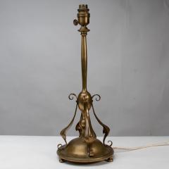 C F A Voysey An Arts Crafts Brass Table Lamp in the Style of C F A Voysey - 4192736