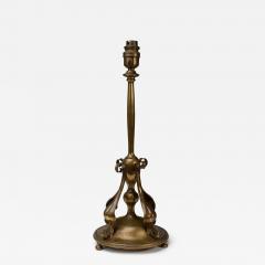 C F A Voysey An Arts Crafts Brass Table Lamp in the Style of C F A Voysey - 4234395