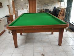 C F A Voysey C F A Voysey A Rare Arts Crafts 12 X 6 Full Size Oak Snooker Table - 4182739