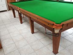 C F A Voysey C F A Voysey A Rare Arts Crafts 12 X 6 Full Size Oak Snooker Table - 4182740
