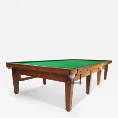 C F A Voysey C F A Voysey A Rare Arts Crafts 12 X 6 Full Size Oak Snooker Table - 4186679