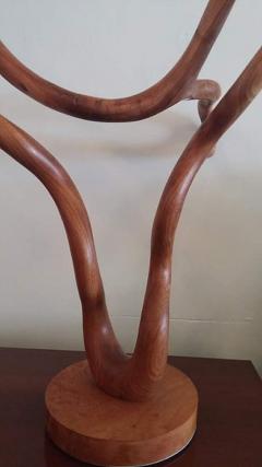 C H Hansen Modern Abstract Wood Sculpture by C H Hansen - 4651211
