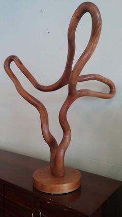 C H Hansen Modern Abstract Wood Sculpture by C H Hansen - 4651212
