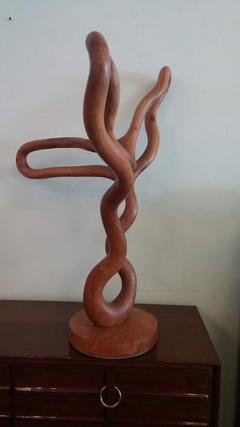 C H Hansen Modern Abstract Wood Sculpture by C H Hansen - 4651217