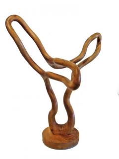 C H Hansen Modern Abstract Wood Sculpture by C H Hansen - 4651223