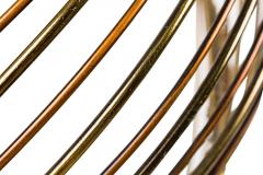 C Jere Mid Century Bronze and Black Marble Whirlwind Spiral Sculpture - 4650329