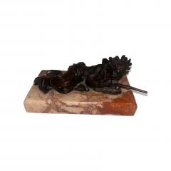 C Kauba Austrian bronze reclining Indian Fill Your Hands  - 4690162