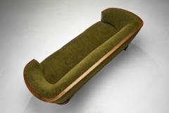 C Lundb k Three Seater Sofa With Oak Frame Europe 1940s - 4212123