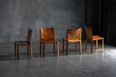 CAB 412 Chairs by Mario Bellini for Cassina Italy 1970s - 4150046