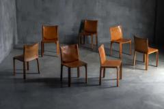 CAB 412 Chairs by Mario Bellini for Cassina Italy 1970s - 4150058