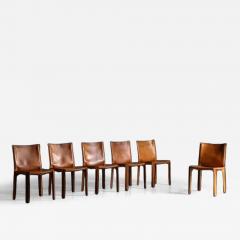CAB 412 Chairs by Mario Bellini for Cassina Italy 1970s - 4151794