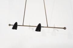 CALYX Chandelier in ORB and Brass - 2944332