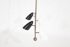 CALYX Chandelier in ORB and Brass - 2944335