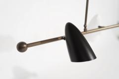 CALYX Chandelier in ORB and Brass - 2944336