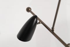 CALYX Chandelier in ORB and Brass - 2944339