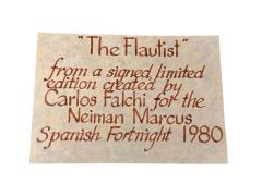 CARLOS FALCHI PICASSO STYLE THE FLAUTIST SNAKESKIN LIZARD FABRIC HANDBAG WALLET SET - 4565434