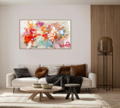 CAROLINA ALOTUS Iriss World Abstract Painting 2022 - 3389395