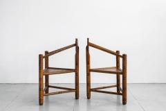 CARVED NORDIC MONK CHAIRS - 1019660