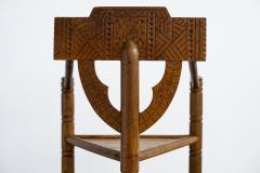 CARVED NORDIC MONK CHAIRS - 1019662