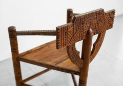 CARVED NORDIC MONK CHAIRS - 1019663