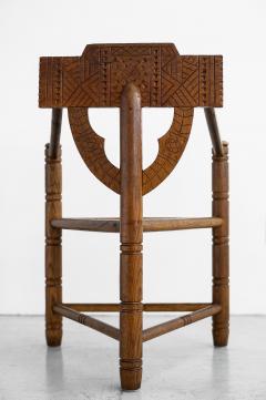 CARVED NORDIC MONK CHAIRS - 1019664