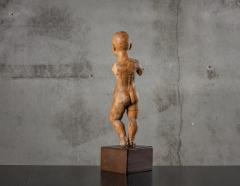 CARVED WOOD STANDING CHILD - 1018893