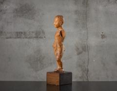 CARVED WOOD STANDING CHILD - 1018894