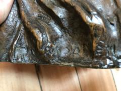 CAST PATINATED BRONZE OF MOTHER AND CHILD - 2351028