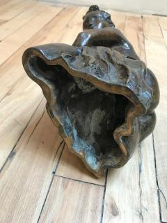 CAST PATINATED BRONZE OF MOTHER AND CHILD - 2351029