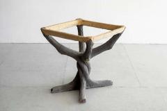 CAST STONE FAUX BOIS GARDEN SET - 1542248