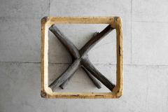 CAST STONE FAUX BOIS GARDEN SET - 1542259