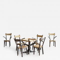 CAST STONE FAUX BOIS GARDEN SET - 1543873