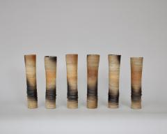 CERAMIC VASES ATELIER PELAGRES WOOD FIRE JEAN PAUL AND SUZY BRENET SIGNED AP - 2677216