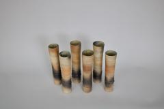 CERAMIC VASES ATELIER PELAGRES WOOD FIRE JEAN PAUL AND SUZY BRENET SIGNED AP - 2677219
