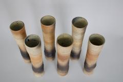 CERAMIC VASES ATELIER PELAGRES WOOD FIRE JEAN PAUL AND SUZY BRENET SIGNED AP - 2677221