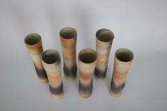 CERAMIC VASES ATELIER PELAGRES WOOD FIRE JEAN PAUL AND SUZY BRENET SIGNED AP - 2677223