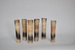CERAMIC VASES ATELIER PELAGRES WOOD FIRE JEAN PAUL AND SUZY BRENET SIGNED AP - 2677226