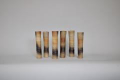 CERAMIC VASES ATELIER PELAGRES WOOD FIRE JEAN PAUL AND SUZY BRENET SIGNED AP - 2677227